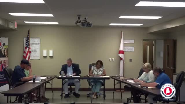 Randolph County Board of Education approves routine items; superintendent outlines storage plan, career center nearing completion