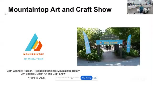 Town approves ‘Sip and Stroll’ trial for Mountaintop Arts & Crafts show with restrictions