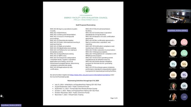 FSEC plans housekeeping rule changes; council to consider final CR 103 in May