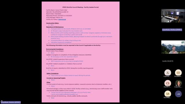 Goose Prairie reports inverter issues, rack failure removed about 1 MW of modules