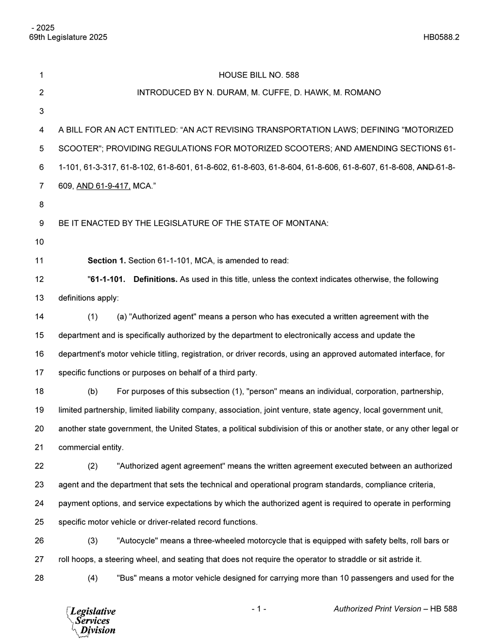 Montana Legislature introduces regulations for youth motorcycle safety in HB 588