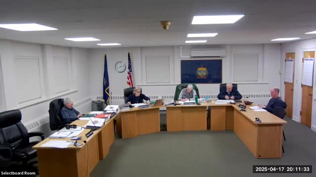 Rutland planning commission motions: executive session invoked, March 27 minutes approved, meeting adjourned