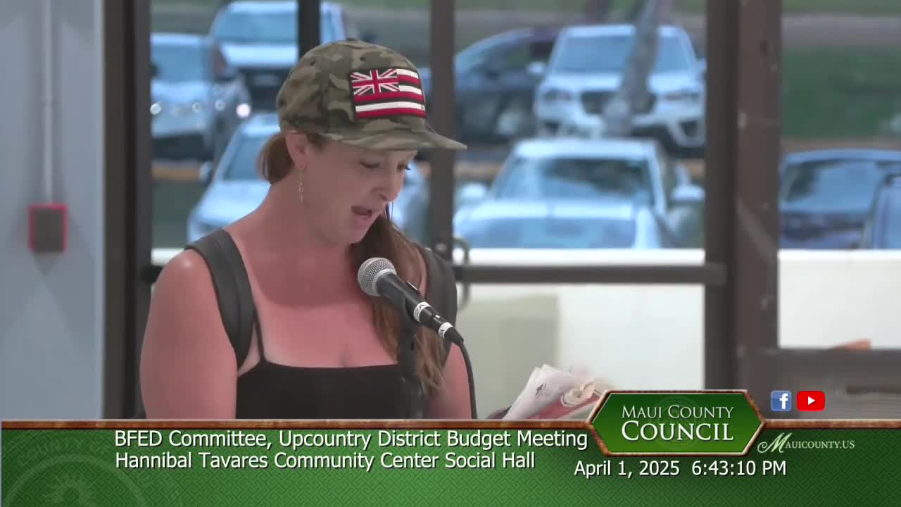 Maui Council urged to increase property taxes to fund vital local services
