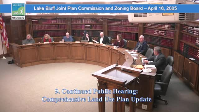 PCZBA forwards updated comprehensive plan to village board after minor edits and cross‑reference requests