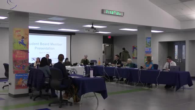 Student board members outline newsletter, contact form and outreach plans