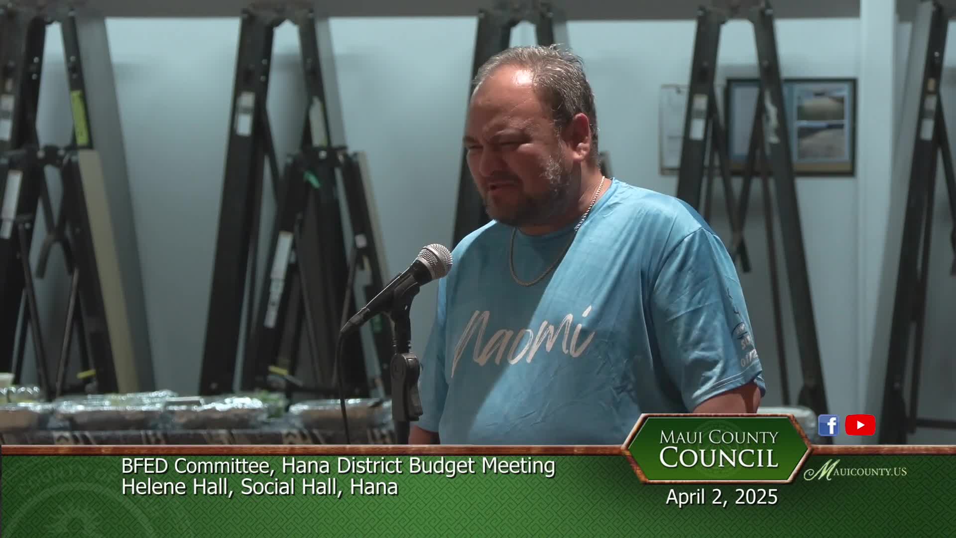 Clayton Carvalho Junior advocates for housing and infrastructure improvements in Hana