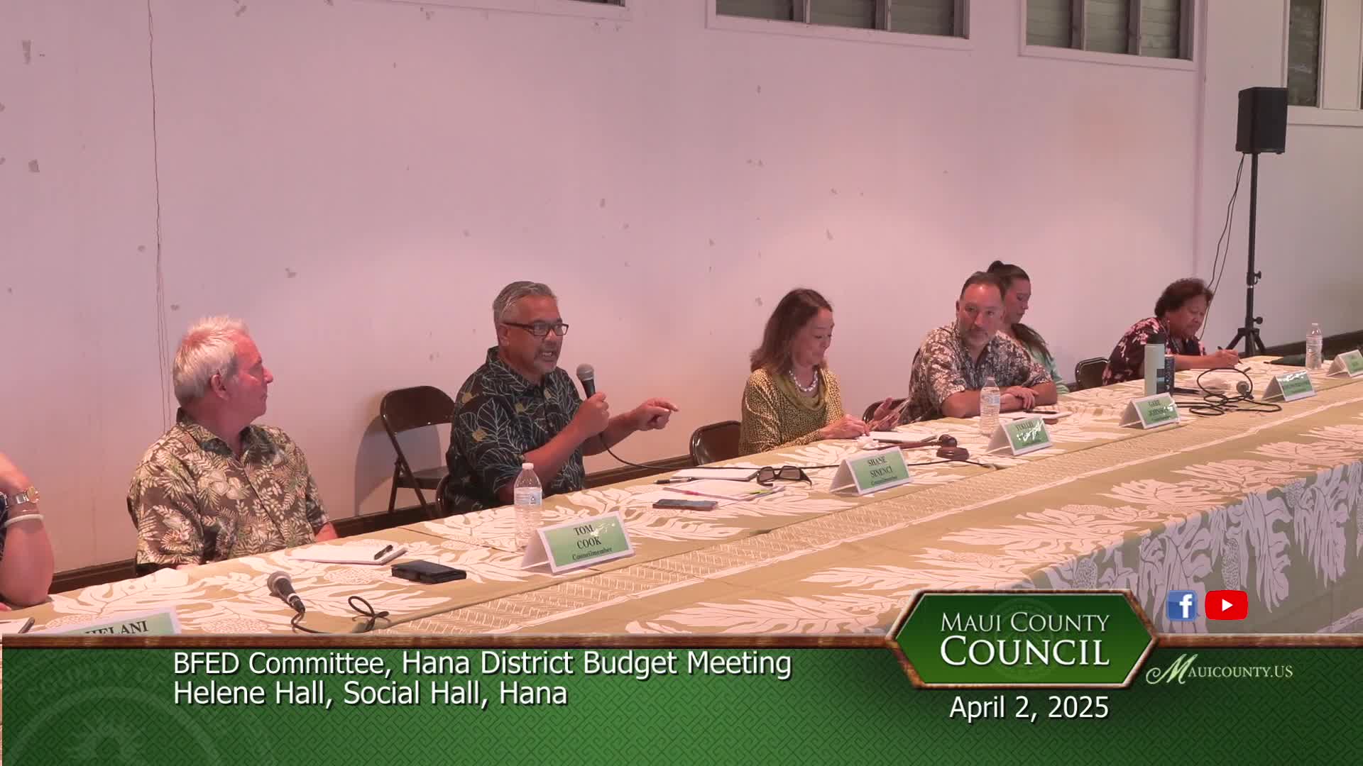 Mayor proposes budget enhancements for Hana's student travel and food resiliency