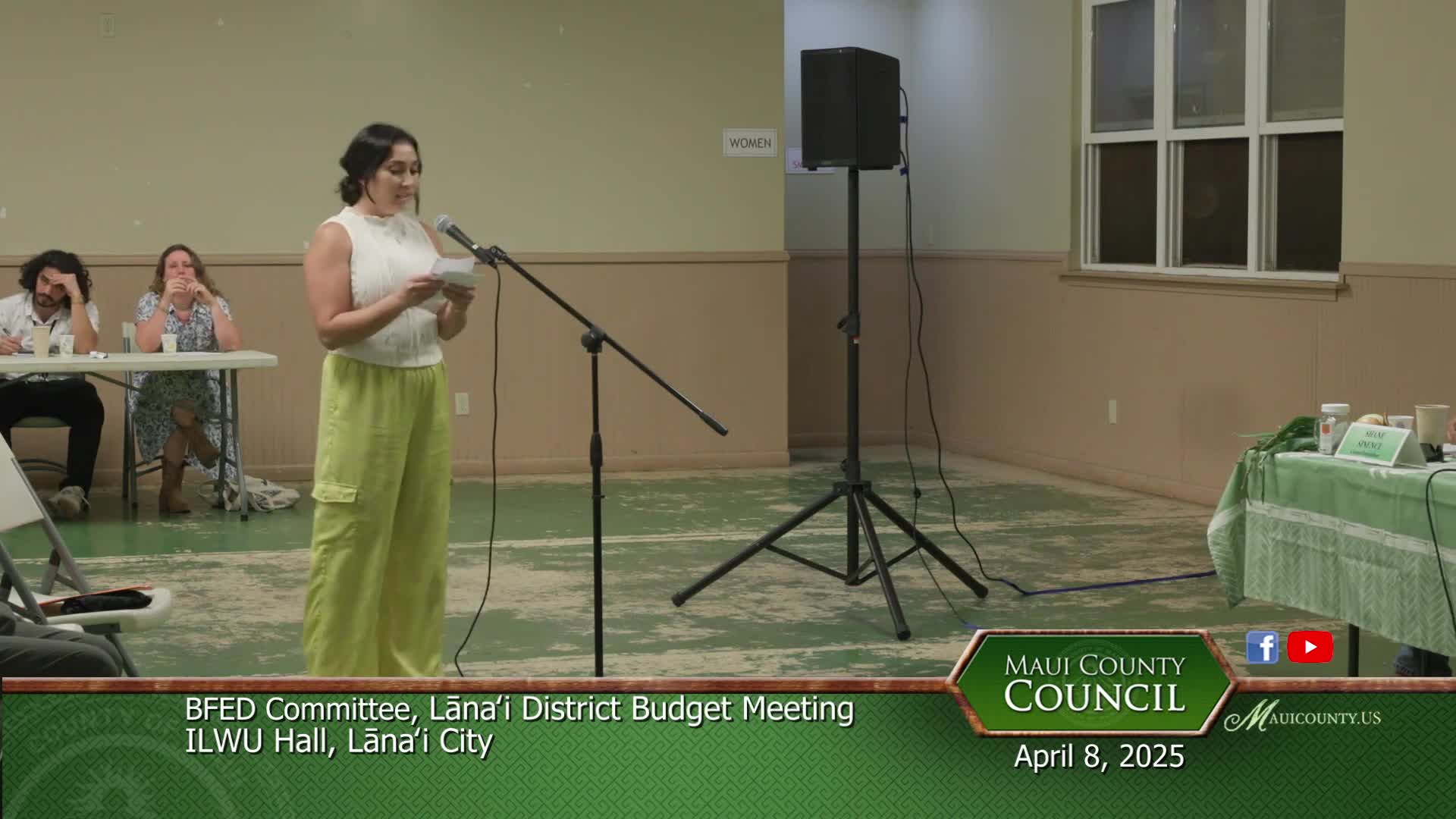 Lanai community advocates for cultural events and improved infrastructure funding