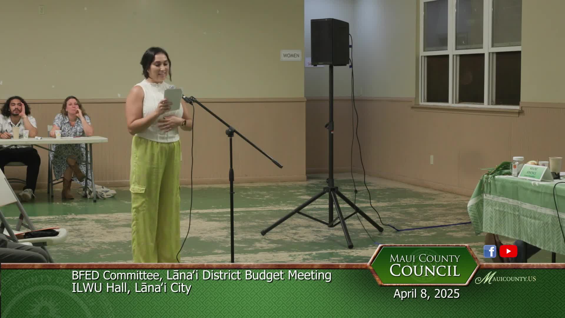 Lanai community advocates for youth travel funds and affordable housing proposal