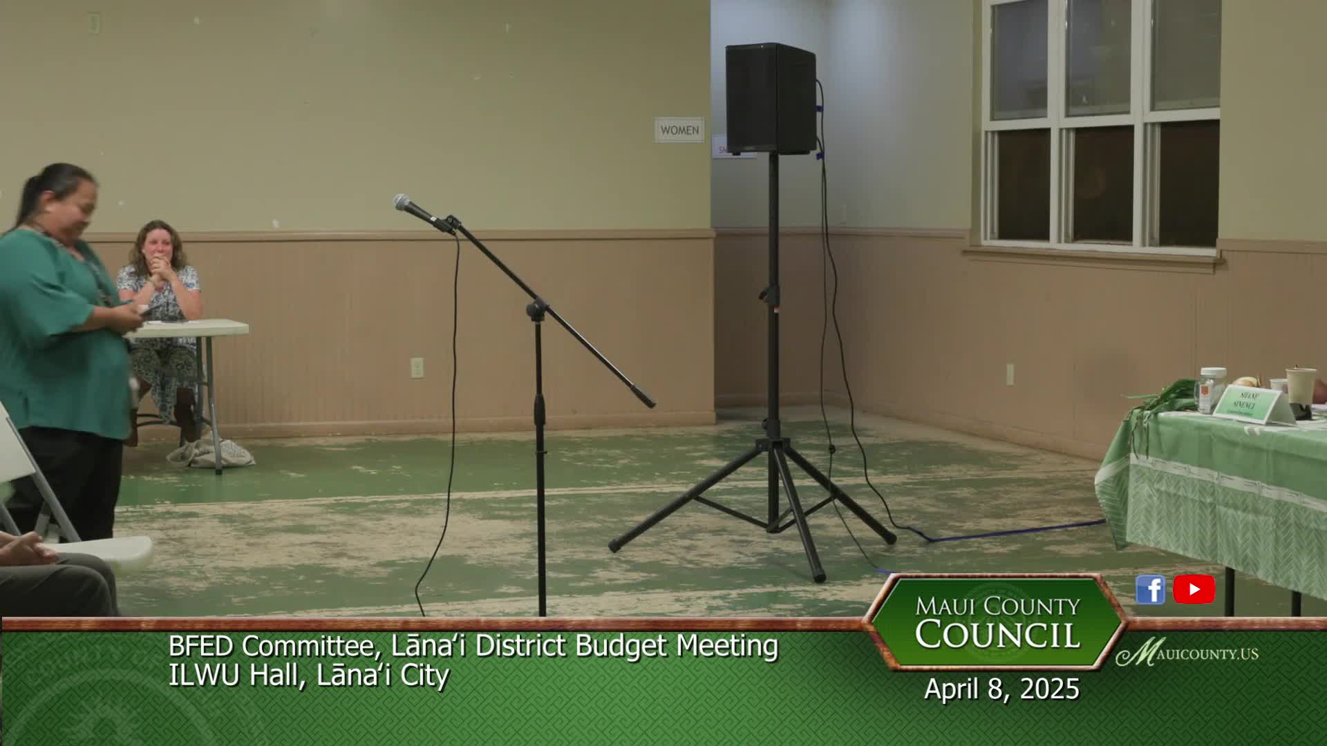 Kayla Sanchez advocates for youth softball program and preschool funding in Lanai