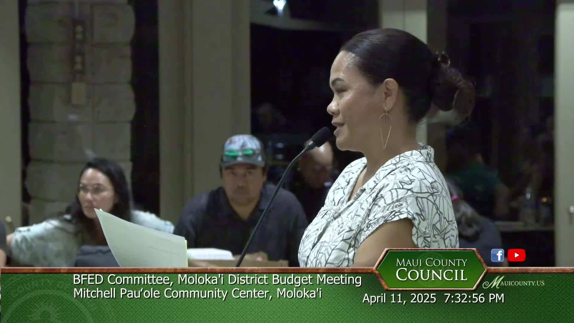 Molokai advocates highlight food sovereignty and renewable energy initiatives at Maui County Council
