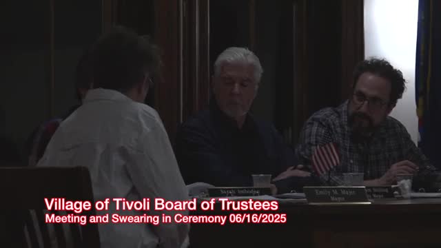 Tivoli Village Court adopts ethics rules and approves budget without tax increase