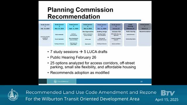 Bellevue Development Committee initiates community workshops for code drafting revisions