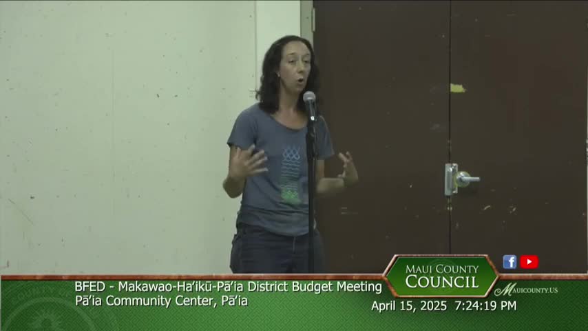 Maui County Council discusses funding for environmental and agricultural education programs