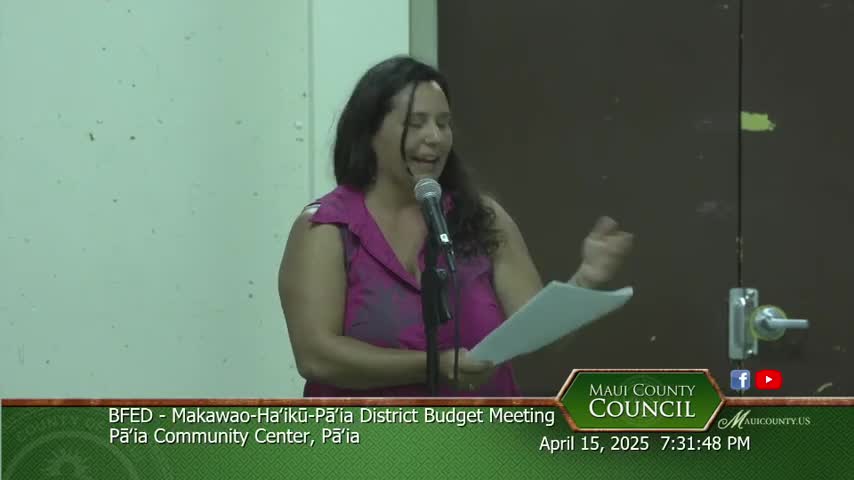 Maui Tenant Association urges preservation of community budget amid funding uncertainties