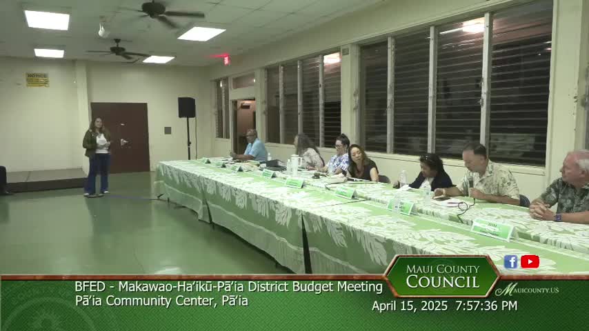 Maui County Council supports community programs with funding for essential services