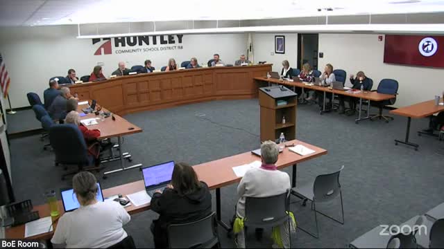 Huntley School District Board bids farewell to outgoing members after recent election