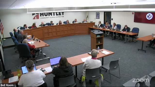 Huntley School Board bids farewell to outgoing members Michael Dana and Tony