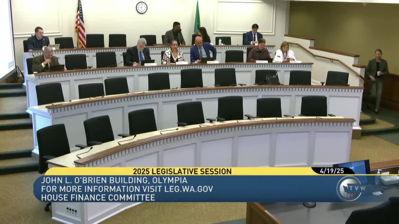 Washington House Committee discusses business tax reforms and electric vehicle incentives