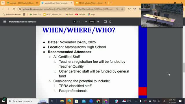 Marshalltown School Board approves $284K training contract with Solution Tree for teachers