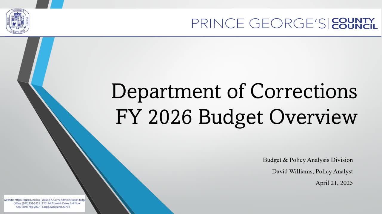 Prince George's County completes comprehensive needs assessment for older residents