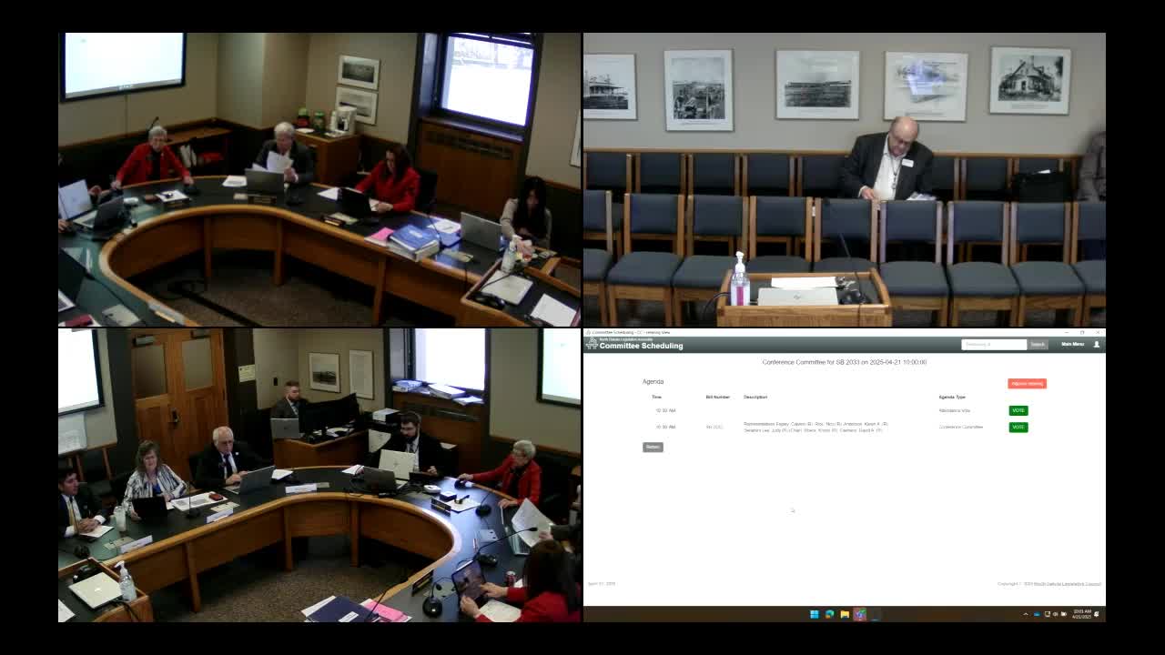 Conference committee reviews bill 2033 to help ‘distressed’ ambulance services