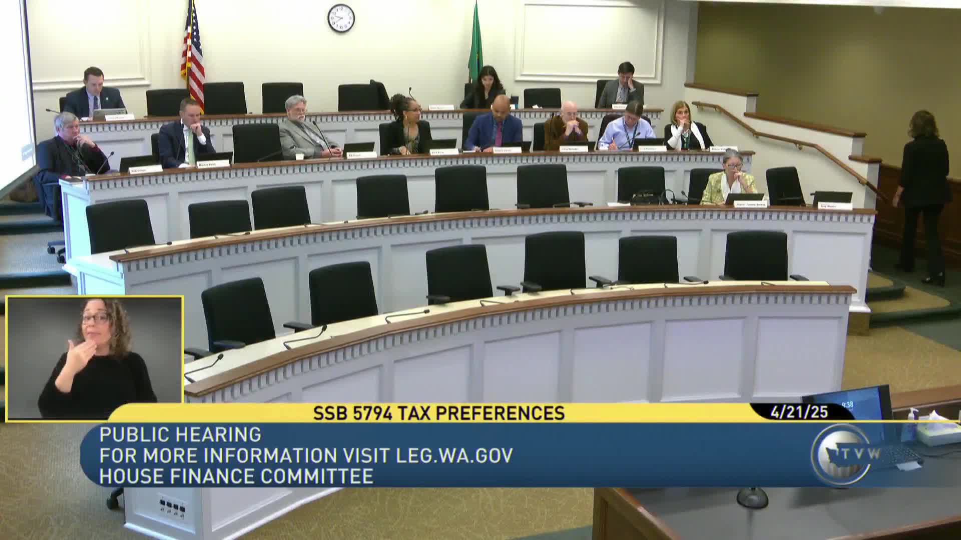 Claire Rice Belafulli advocates for passing SB 5794 before committee