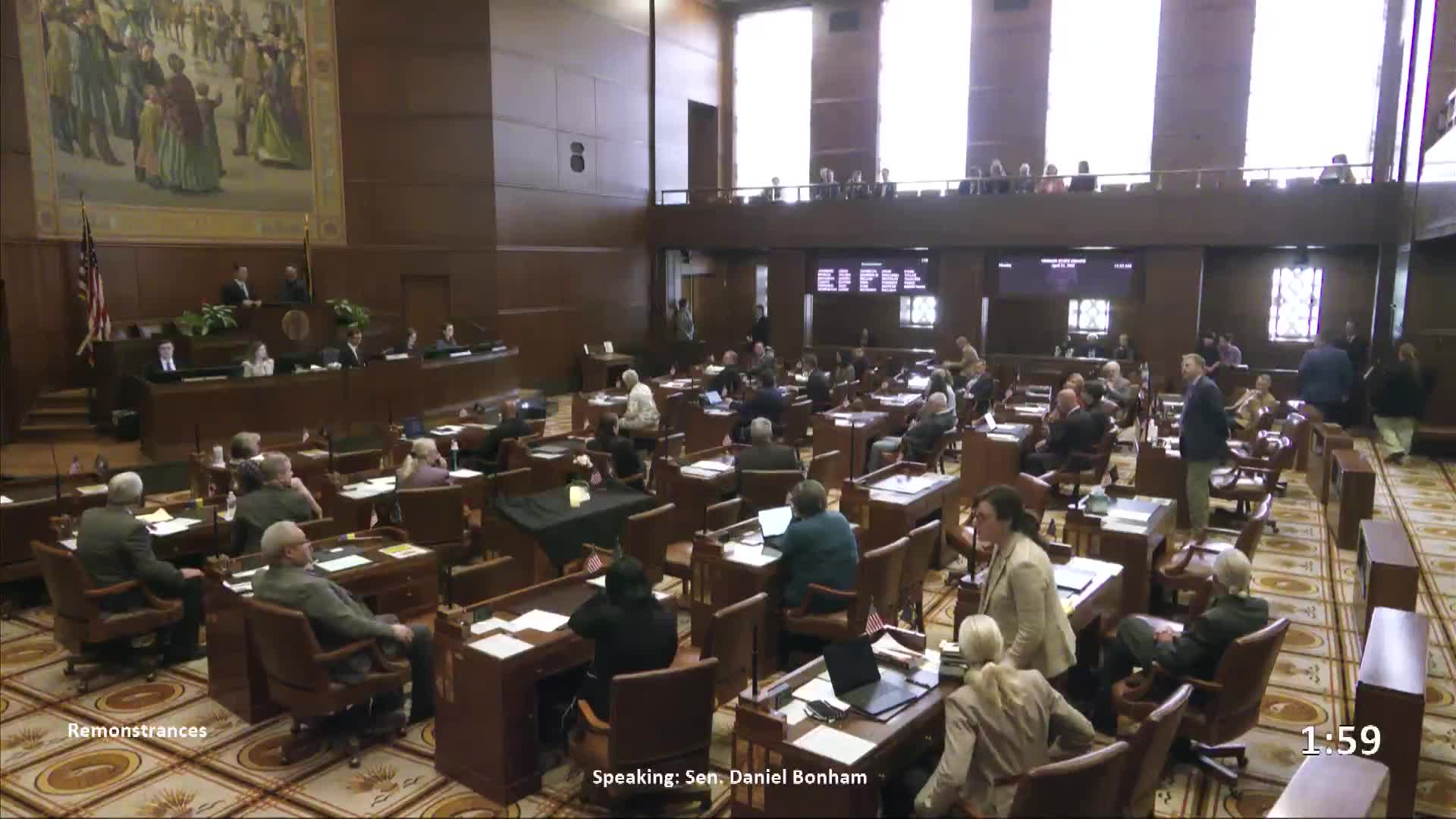 Oregon Senate honors late Senator Aaron Woods after tragic passing