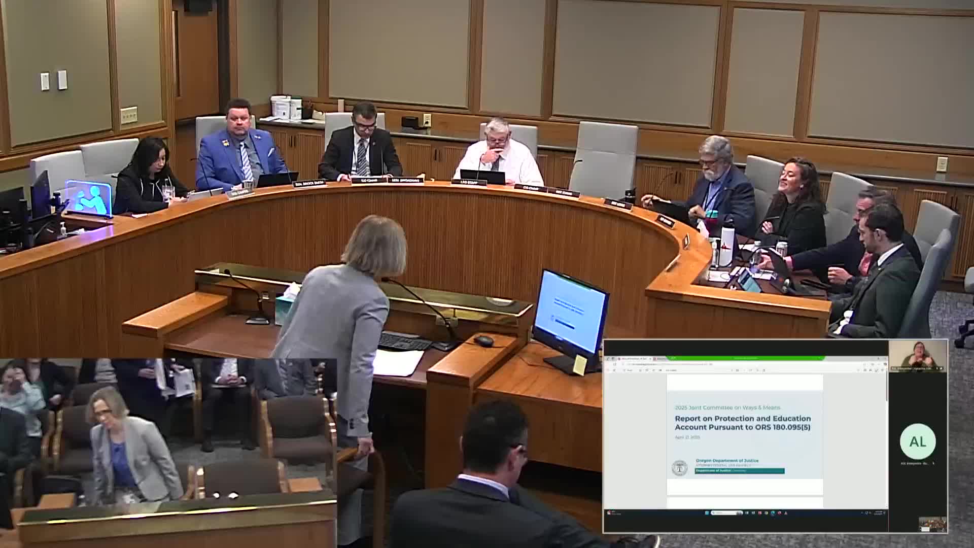 DOJ: Protection and Education account projects $47.3M balance; subcommittee acknowledges biennial report