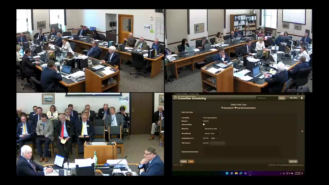 Committee approves Senate Bill 2012 with unanimous support while rejecting key amendment