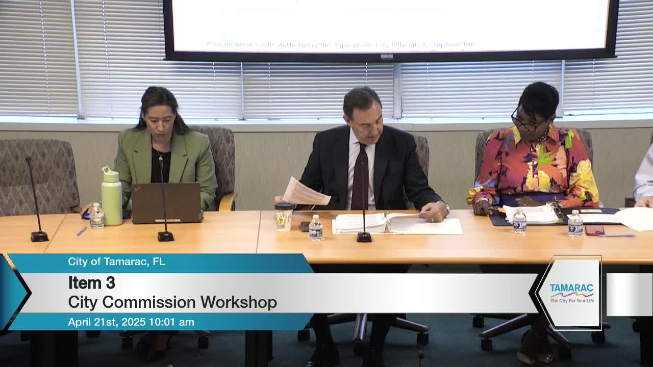 Tamarac staff outline multiple budgeted capital and technology projects including culvert upgrades, cameras, fiber and fleet replacements