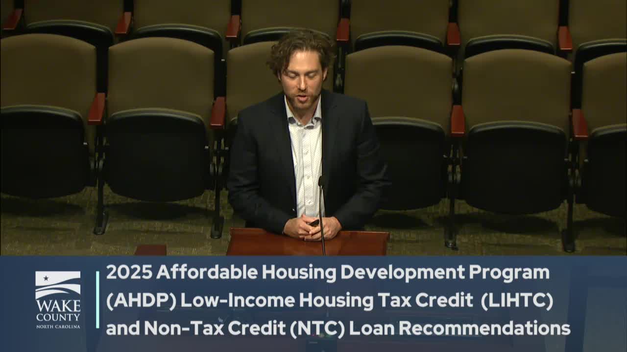 Wake County recommends eight affordable housing proposals creating 725 units