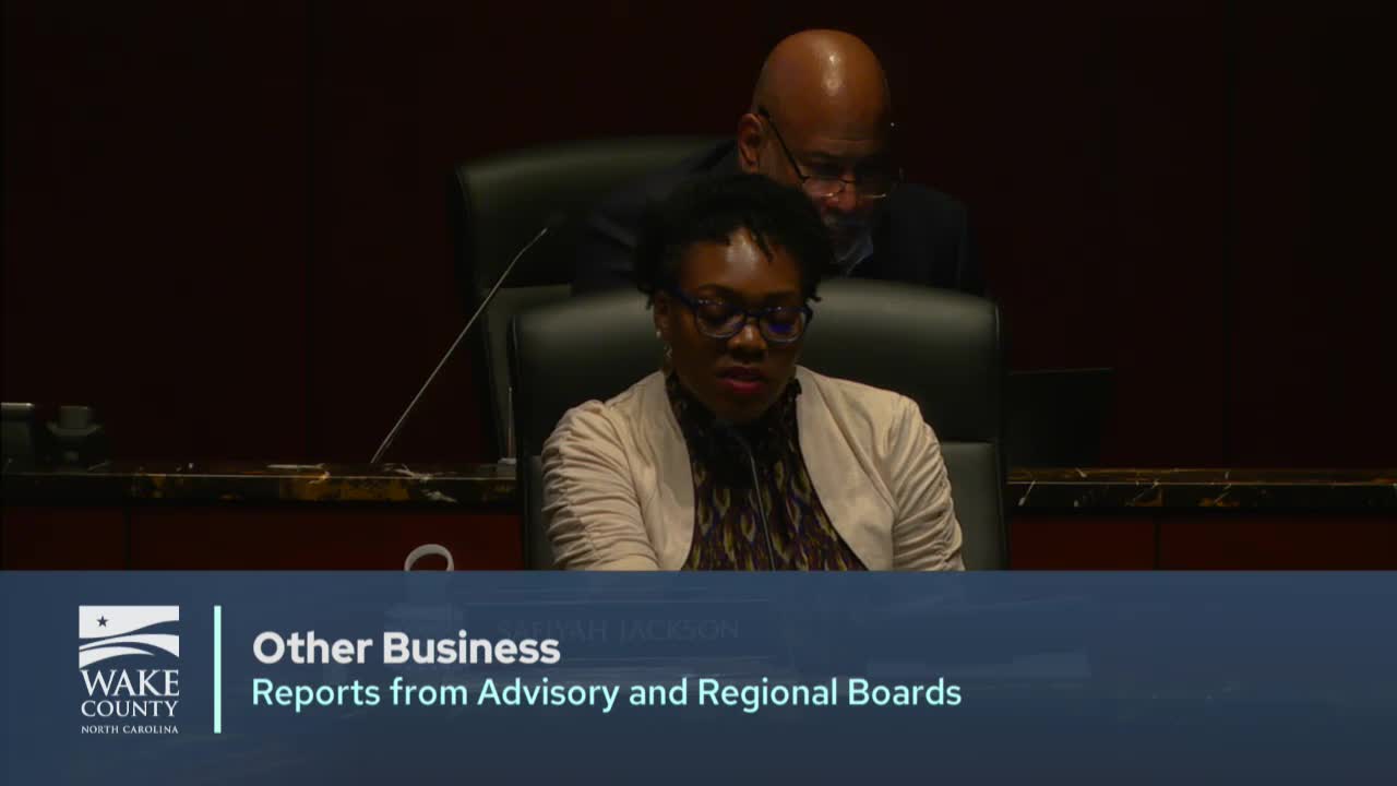Commissioners highlight partnerships in housing and public health during Wake County meeting