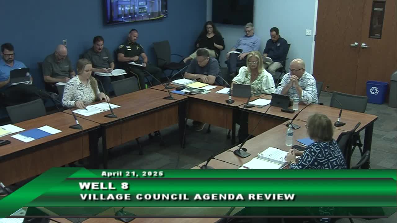 Wellington says Well 8 offline for bacteriological remediation; work could restore service in six to eight weeks