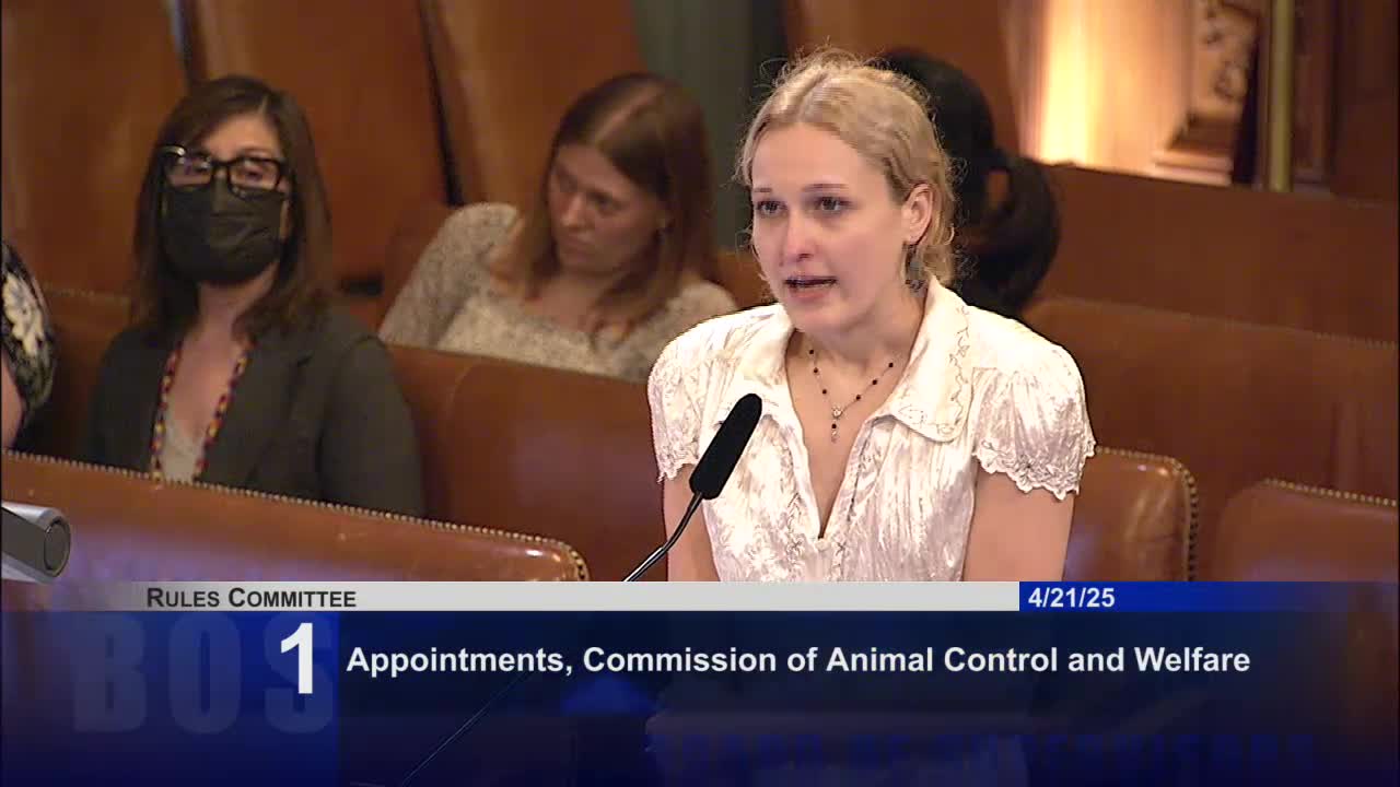 San Francisco Animal Commission Nominates New Members with Diverse Advocacy Backgrounds