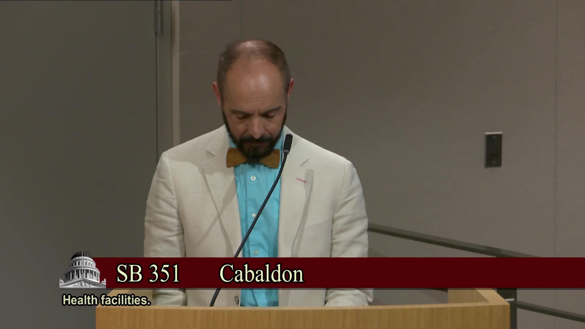 Doctor Obelowicz testifies on corporate influence in pediatric medicine at California Senate hearing