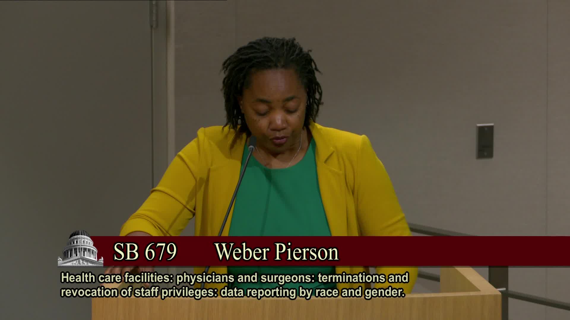 California Senate addresses physician bias with SB 679 reporting system proposal