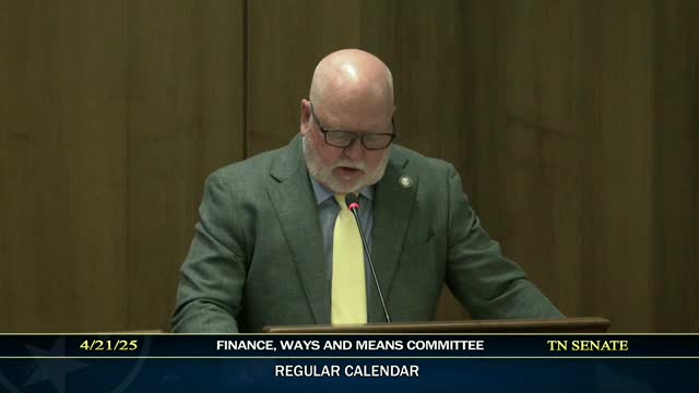 Tennessee Senate advances bill for equitable reimbursement of county jails