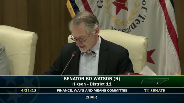 Votes at a glance: Major actions taken by Senate Finance, Ways and Means Committee on April 21, 2025