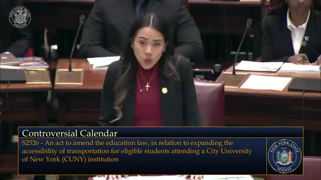 Senate approves pilot program for CUNY students' transportation assistance
