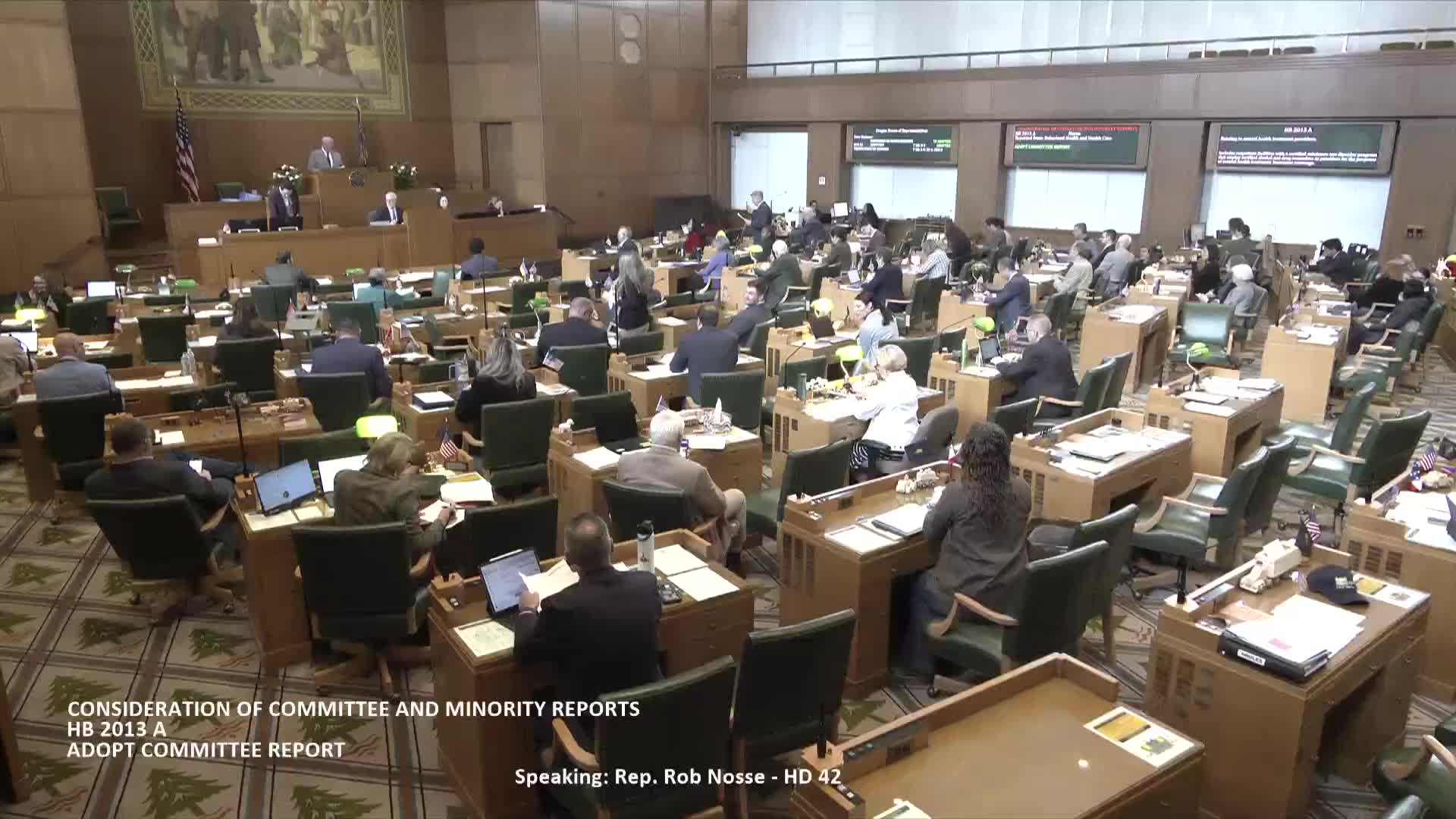 Oregon House expands who can bill insurers for substance‑use services; social‑work compact debate fails to win majority