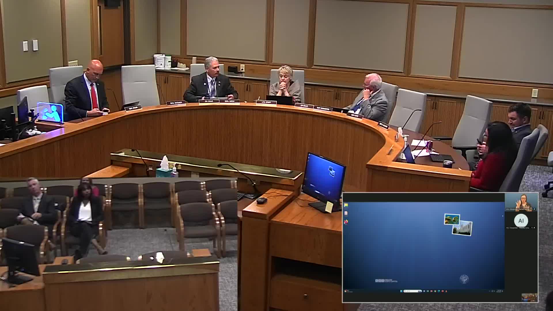 Senate Committee honors late Co Chair Woods before discussing House Bill 5011