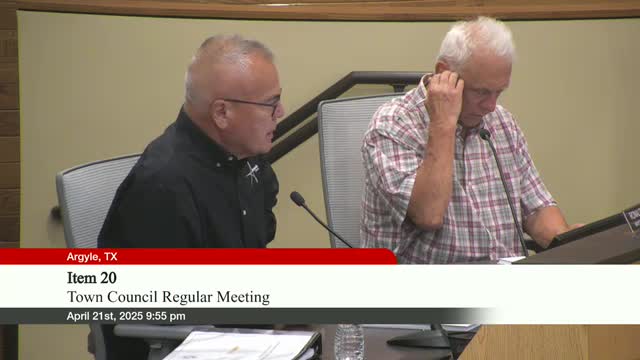 Argyle Town Council approves $100K for parks and $11K for tree rebate program