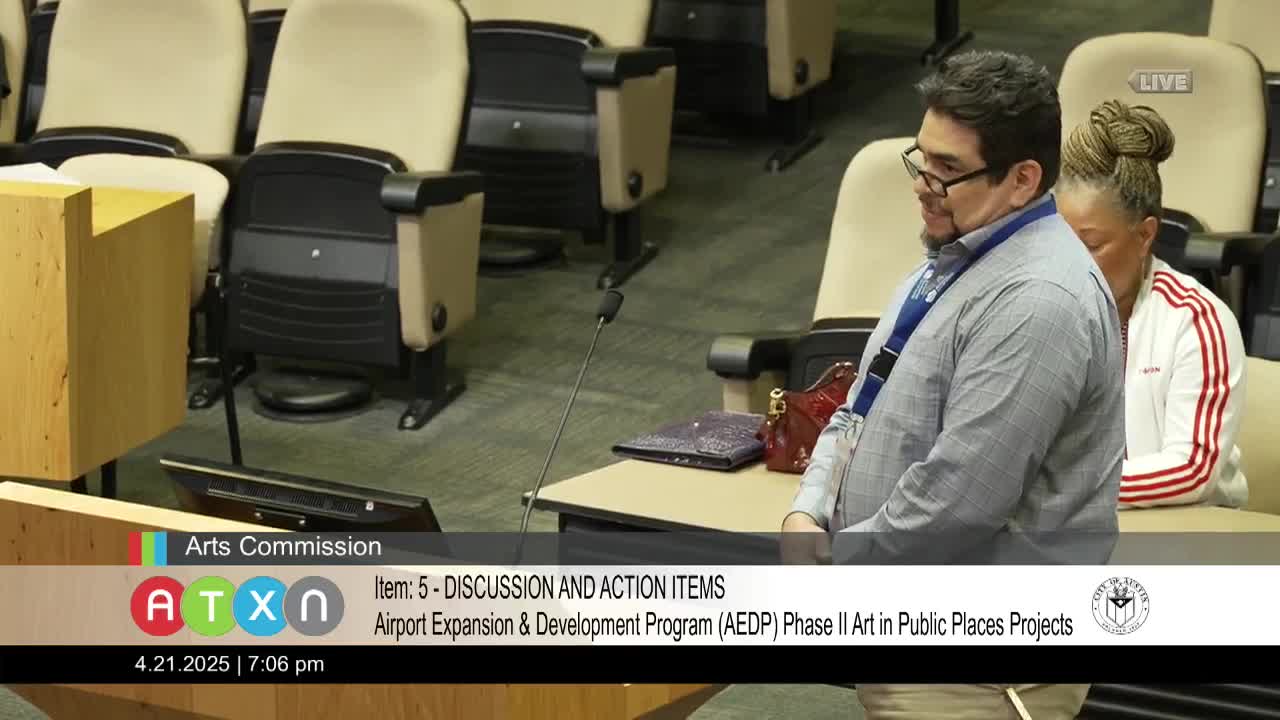 Commissioners approve art projects for Walter E. Long and John Trevino parks