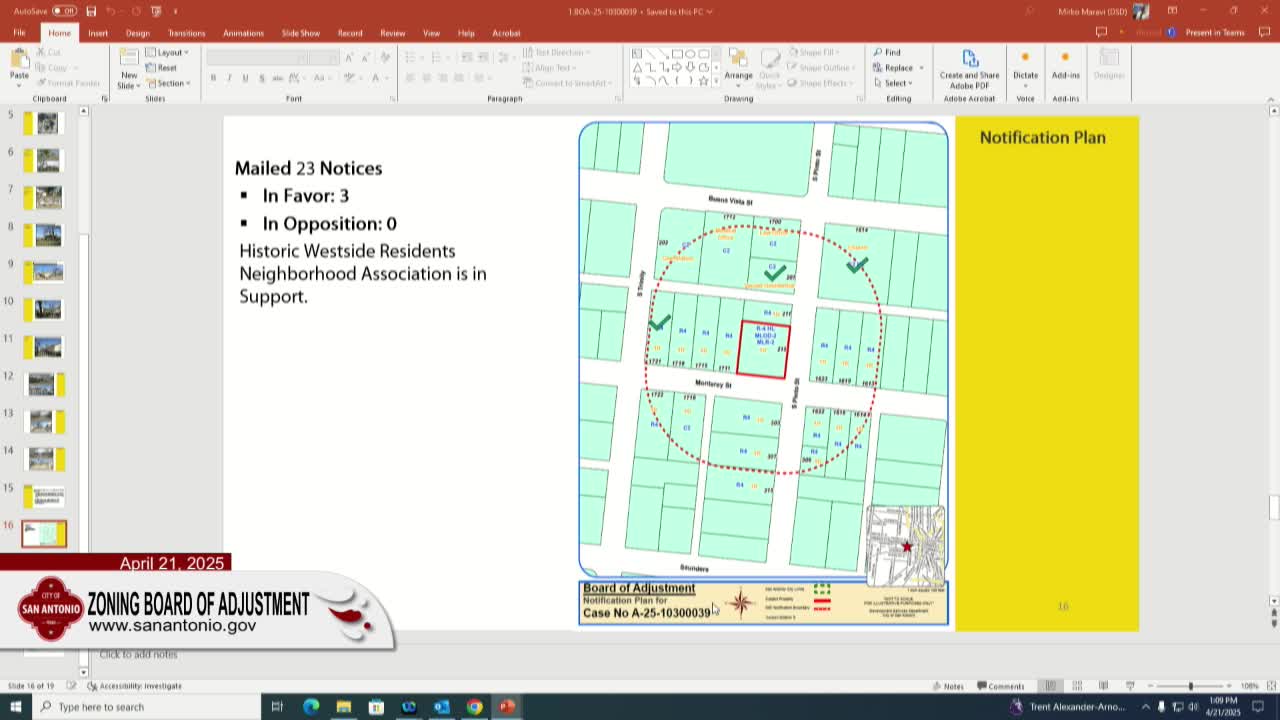Westside Residents Back Developer's Request for Project Continuation