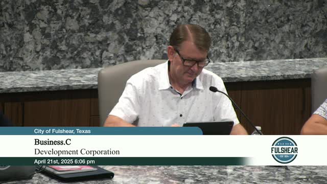 Fulshear Economic Development Council considers $100K strategic plan update proposal
