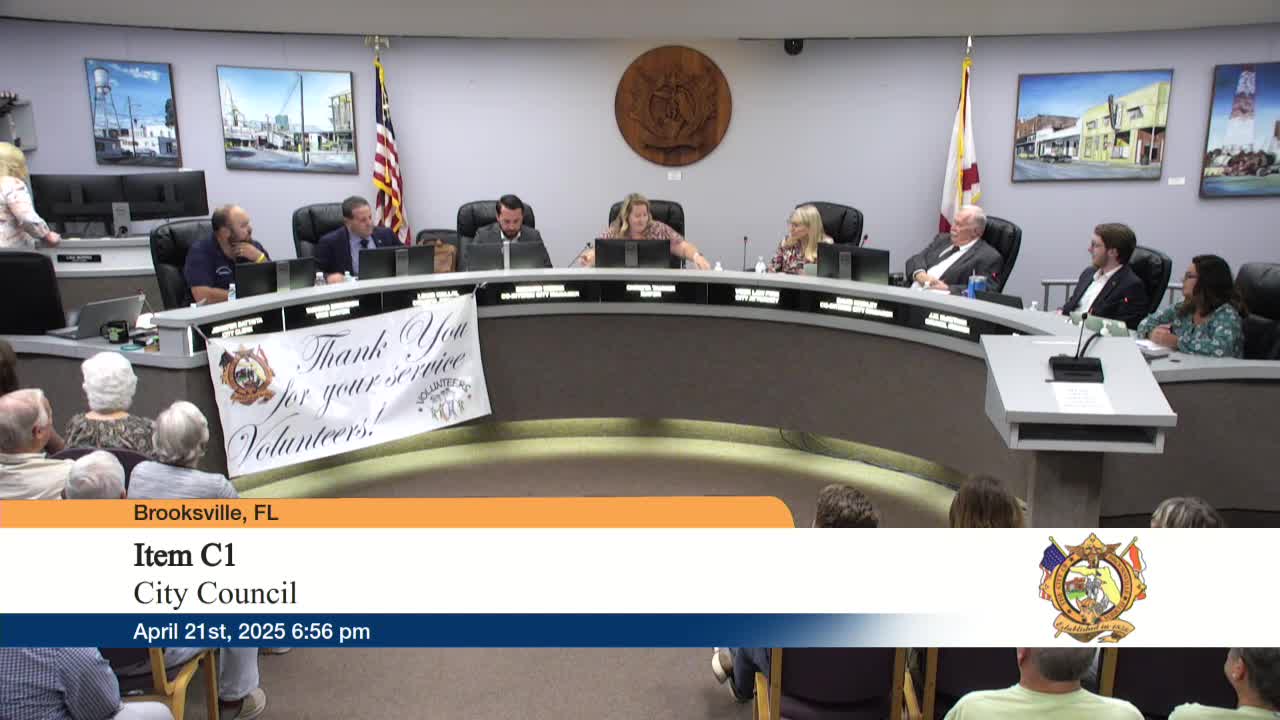 Brooksville honors volunteer groups for adopt a spot and trail programs