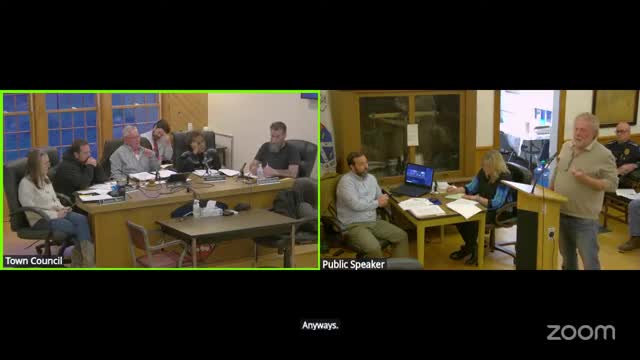 Resident Douglas York presses council over tax map errors; council says dispute is a civil matter