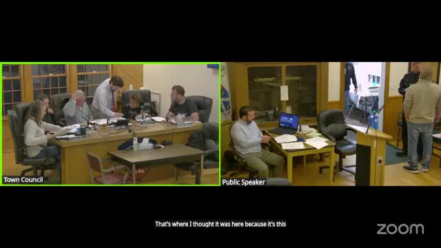 Town Council addresses property dispute raised by Douglas York over tax map inaccuracies