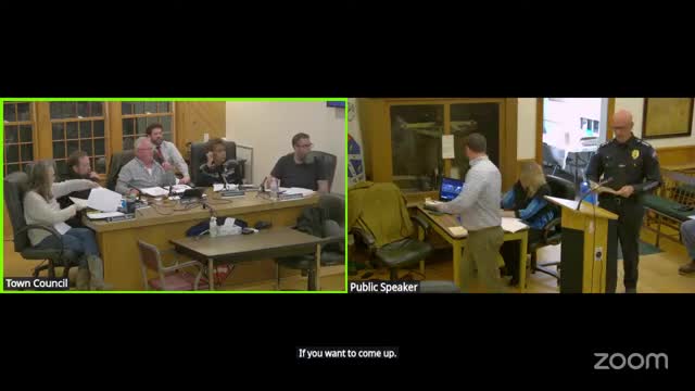 Town manager: police motorcycle community program proposed; Laurel Street bridge closure slated for 2026 replacement